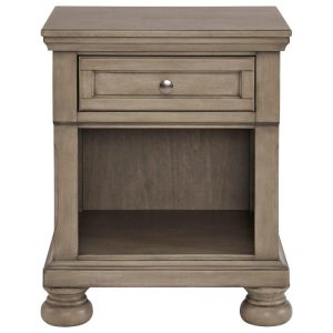 1-Drawer Nightstand With Felt-Lined Top Drawer  |  Nightstands Bedroom Nightstands