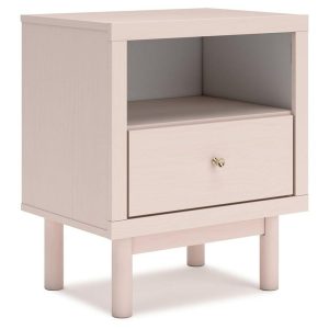 1-Drawer Nightstand With Usb Charging  |  Nightstands Bedroom Nightstands