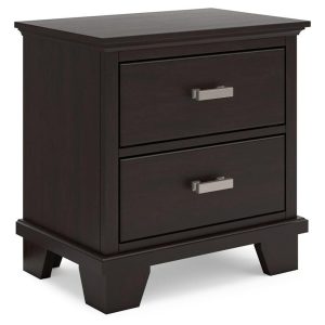 2-Drawer Nightstand  |  Nightstands Bedroom Nightstands