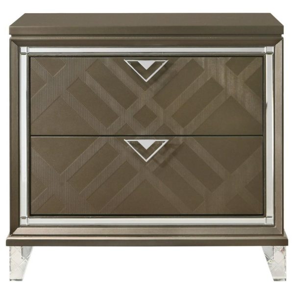 2-Drawer Nightstand  |  Nightstands Bedroom Nightstands