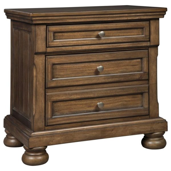 2-Drawer Nightstand With Hidden Felt-Lined Jewelry Drawer  |  Nightstands Bedroom Nightstands