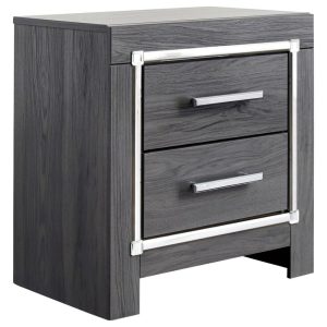 2 Drawer Nightstand With Usb And Wireless Charging  |  Nightstands Bedroom Nightstands