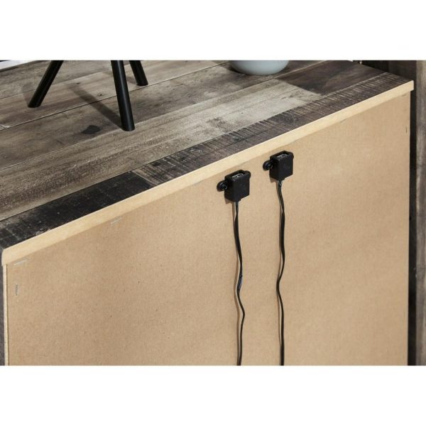 2-Drawer Nightstand With Usb Chargers  |  Nightstands Bedroom Nightstands