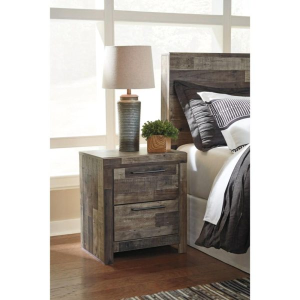 2-Drawer Nightstand With Usb Chargers  |  Nightstands Bedroom Nightstands