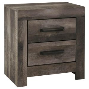 2-Drawer Nightstand With Usb Ports  |  Nightstands Bedroom Nightstands