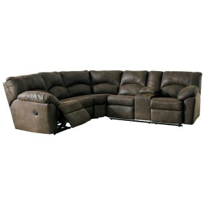 2-Piece Reclining Corner Sectional With Center Console  |  Sectional Sofas Living Room Sectional Sofas