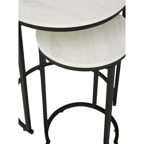 2-Piece Round Nesting Accent Table Set  |  End & Side Tables End & Side Tables End & Side Tables