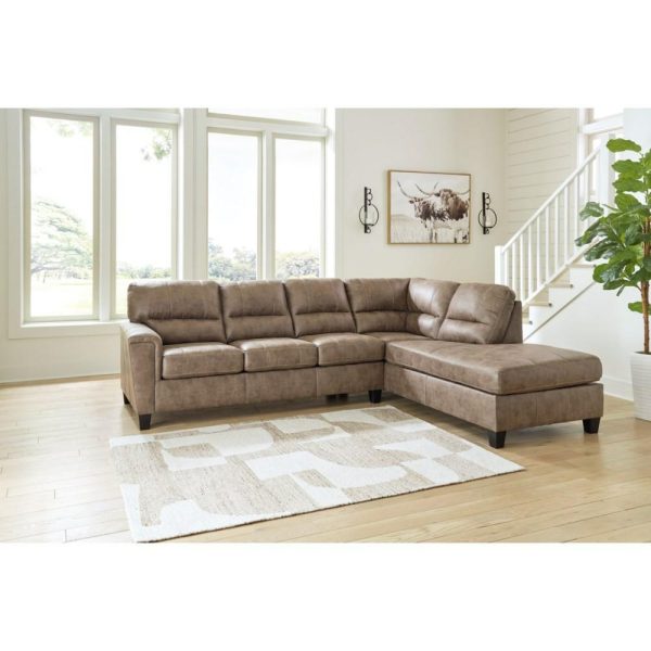 2-Piece Sectional W/ Sleeper And Right Chaise  |  Sleeper Sofas Living Room Sleeper Sofas