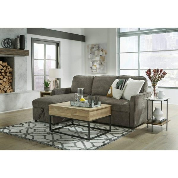 2-Piece Sectional With Pop Up Bed  |  Sleeper Sofas Living Room Sleeper Sofas