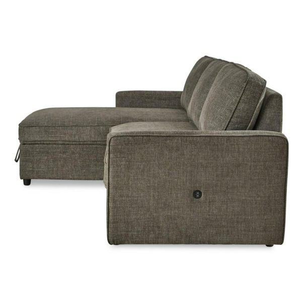 2-Piece Sectional With Pop Up Bed  |  Sleeper Sofas Living Room Sleeper Sofas