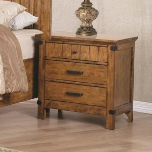 3 Drawer Night Stand With Felt-Lined Drawer  |  Nightstands Bedroom Nightstands