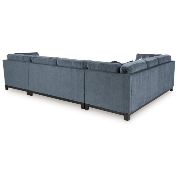 3-Piece Sectional With Chaise  |  Sectional Sofas Living Room Navy