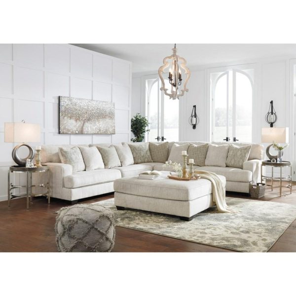 3-Piece Sectional With Scatterback Accent Pillows  |  Sofas Living Room Sectional Sofas