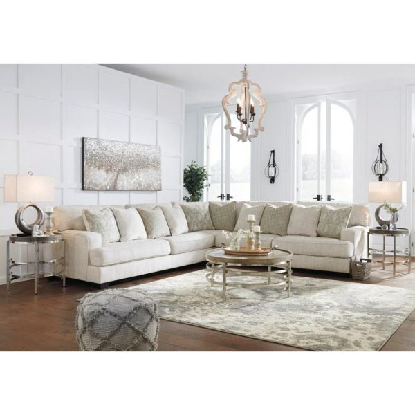 3-Piece Sectional With Scatterback Accent Pillows  |  Sofas Living Room Sectional Sofas