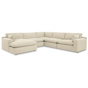 5-Piece Modular Sectional With Chaise  |  Sectional Sofas Living Room Linen