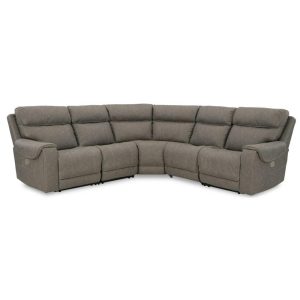 5-Piece Power Reclining Sectional With Pop-Out Cup Holders  |  Sectional Sofas Living Room Sectional Sofas