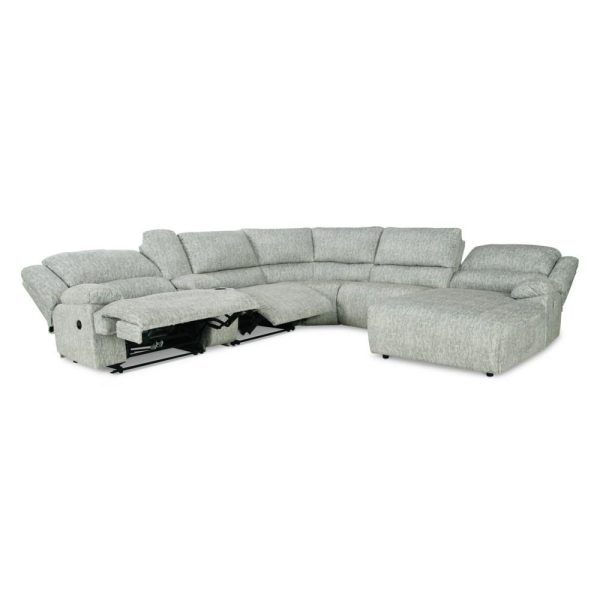 6-Piece Reclining Sectional With Chaise  |  Sectional Sofas Living Room Sectional Sofas