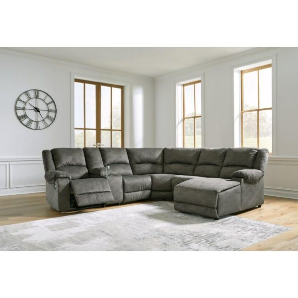 6-Piece Reclining Sectional With Chaise  |  Sectional Sofas Living Room Sectional Sofas