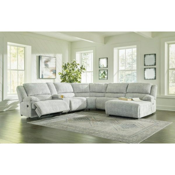 6-Piece Reclining Sectional With Chaise  |  Sectional Sofas Living Room Sectional Sofas