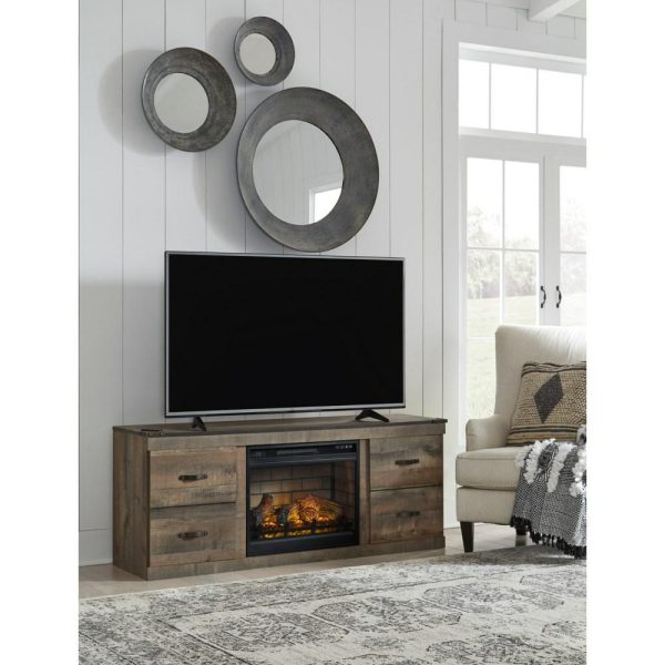 60″ Tv Stand W/ Electric Fireplace  |  Tv Stands Living Room Tv Stands