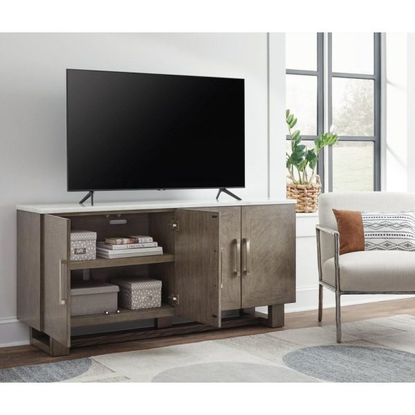 68″ Tv Stand With White Marble Top  |  Tv Stands Living Room Tv Stands