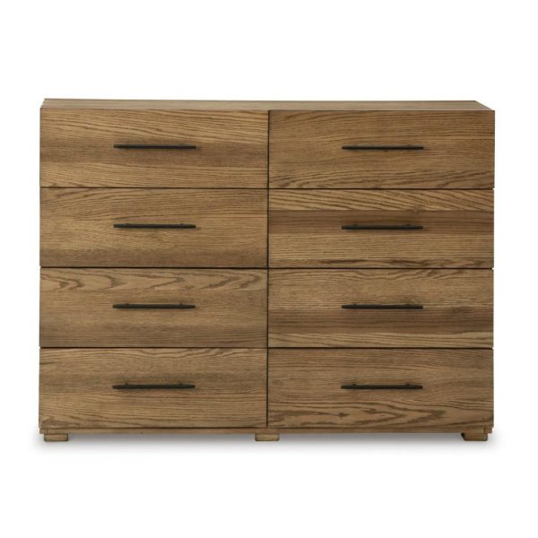 8-Drawer Dresser With Oak Veneer  |  Dressers Bedroom Dressers