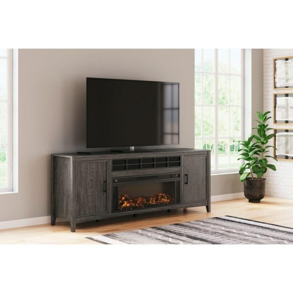 84″ Tv Stand With Electric Fireplace  |  Tv Stands Living Room Tv Stands