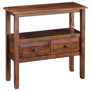 Acacia Solid Wood Accent Table  |  Sofa Tables Living Room Sofa Tables