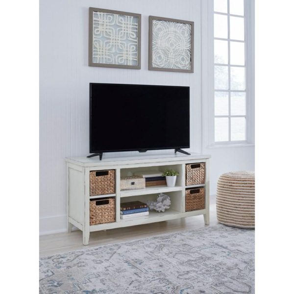 Antique White 47″ Tv Stand  |  Tv Stands Living Room Tv Stands