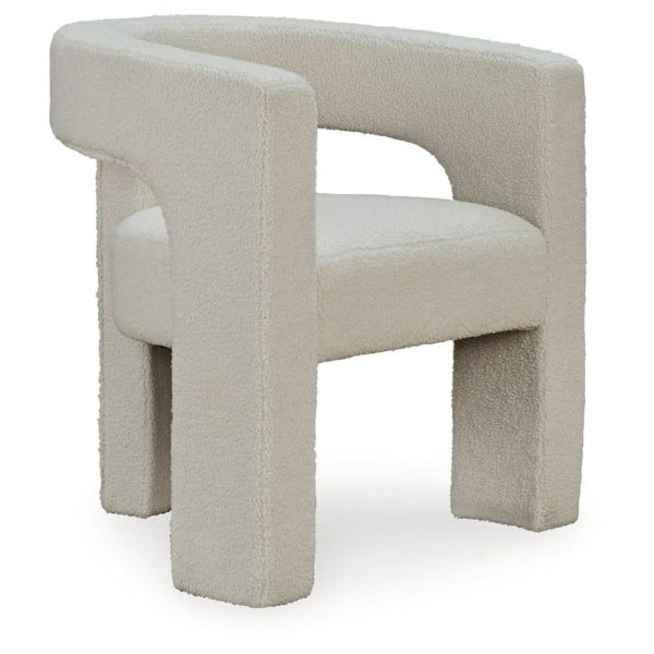 Barrel Accent Chair In Ivory Boucle  |  Living Room Chairs Living Room Living Room Chairs