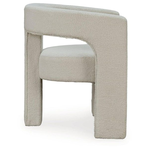 Barrel Accent Chair In Ivory Boucle  |  Living Room Chairs Living Room Living Room Chairs