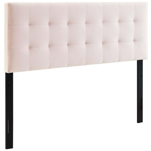 Biscuit Tufted Full Performance Velvet Headboard  |  Headboards Bedroom Headboards