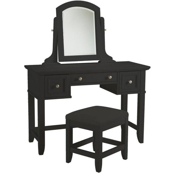 Black Vanity Bench  |  Benches Benches Benches