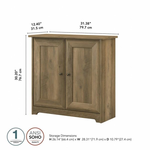 Cabot Small Storage Cabinet With Doors In Reclaimed Pine  |  Accent Cabinets Accent Cabinets Accent Cabinets