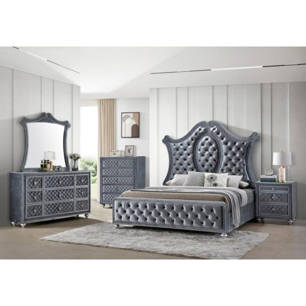 Cameo Dresser And Mirror Set  |  Mirrored Dressers Bedroom Mirrored Dressers