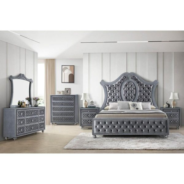 Cameo Dresser And Mirror Set  |  Mirrored Dressers Bedroom Mirrored Dressers