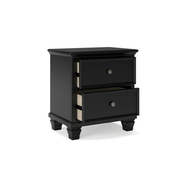 Casual 2-Drawer Nightstand  |  Nightstands Bedroom Nightstands