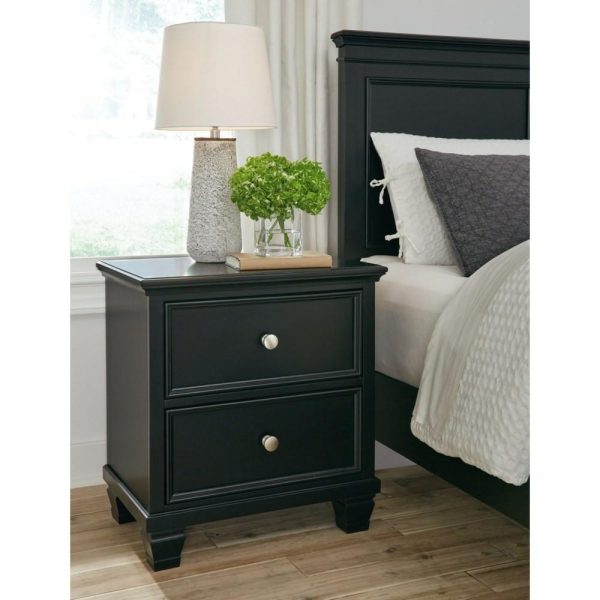 Casual 2-Drawer Nightstand  |  Nightstands Bedroom Nightstands