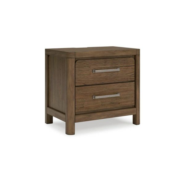 Casual 2-Drawer Nightstand With Usb Ports  |  Nightstands Bedroom Nightstands