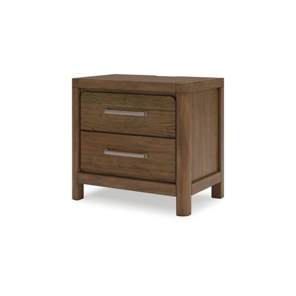 Casual 2-Drawer Nightstand With Usb Ports  |  Nightstands Bedroom Nightstands