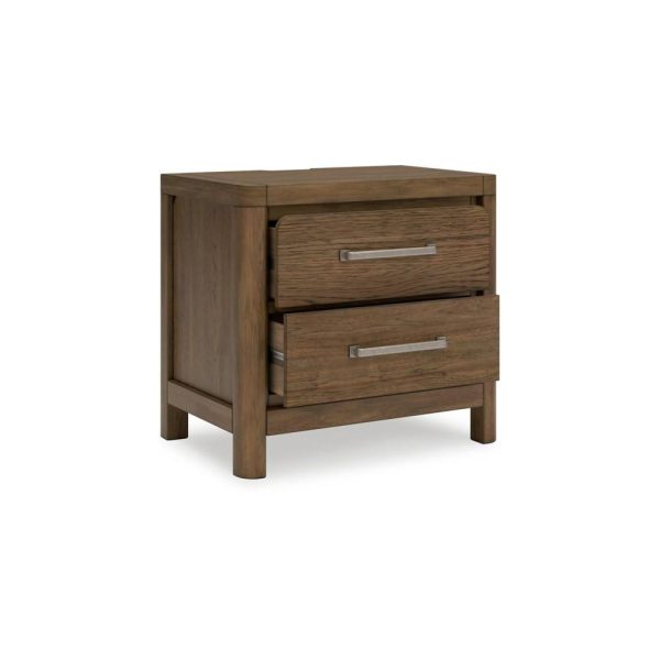 Casual 2-Drawer Nightstand With Usb Ports  |  Nightstands Bedroom Nightstands