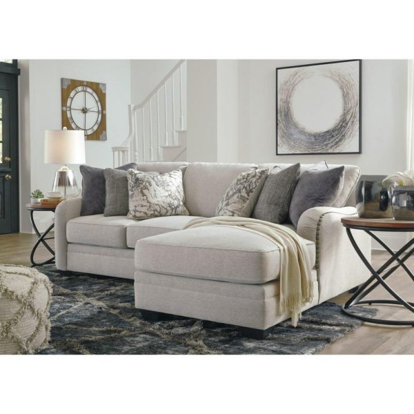 Casual 2-Piece Sectional With Right Chaise  |  Sectional Sofas Living Room Sectional Sofas