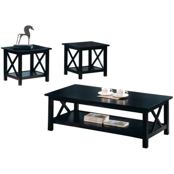 Casual 3 Piece Occasional Table Set  |  Occasional Table Sets Living Room Occasional Table Sets