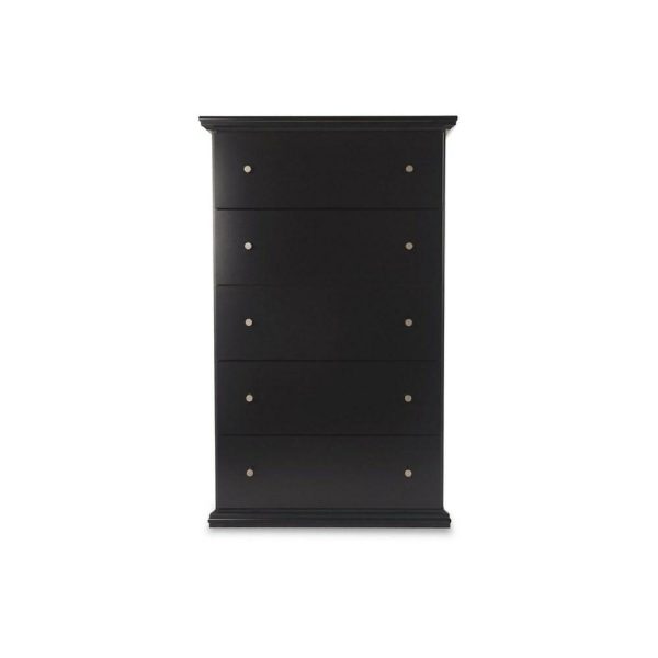 Casual 5-Drawer Chest With Metal Hardware  |  Chest Of Drawers Bedroom Chest Of Drawers