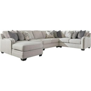 Casual 5-Piece Sectional With Left Chaise  |  Sectional Sofas Living Room Sectional Sofas