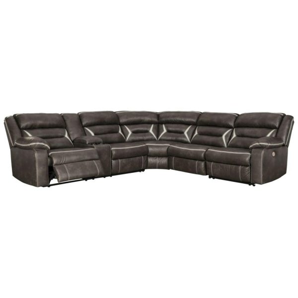 Casual Contemporary Power Reclining Sectional  |  Sectional Sofas Living Room Sectional Sofas