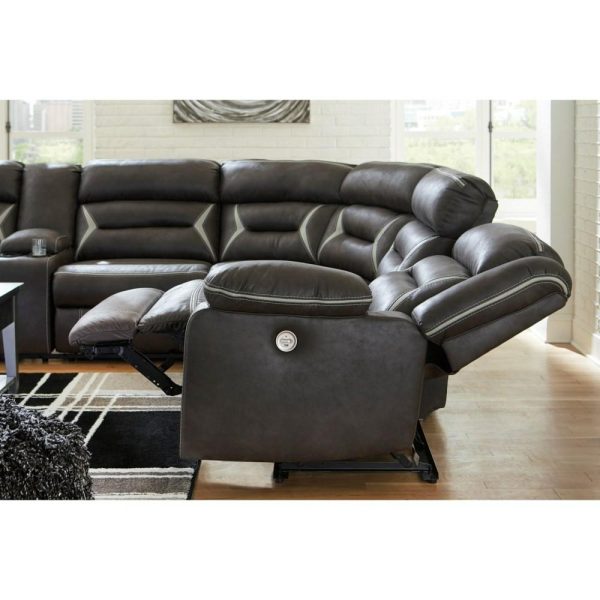 Casual Contemporary Power Reclining Sectional  |  Sectional Sofas Living Room Sectional Sofas