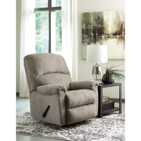 Casual Contemporary Rocker Recliner  |  Recliners Living Room Recliners