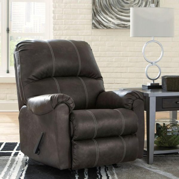 Casual Contemporary Rocker Recliner  |  Recliners Living Room Recliners