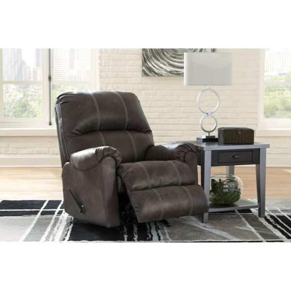 Casual Contemporary Rocker Recliner  |  Recliners Living Room Recliners